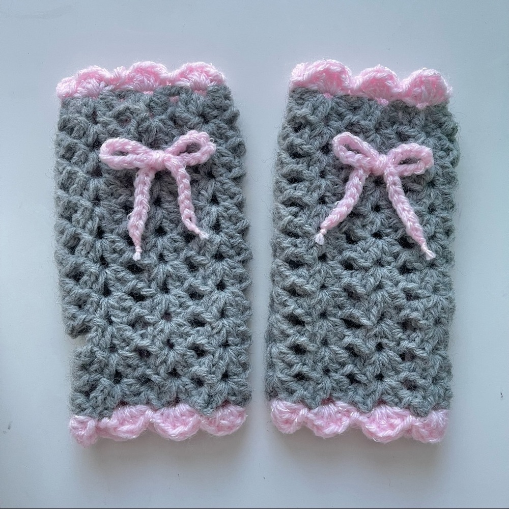 Crochet “Hand Teddies” Hand Warmers View 2